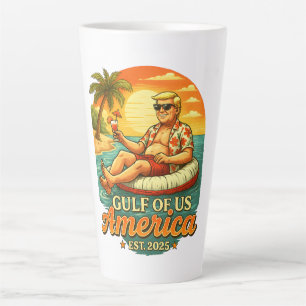 Tasse Latte Vintage drôle Trump Amérique du Golfe 2025
