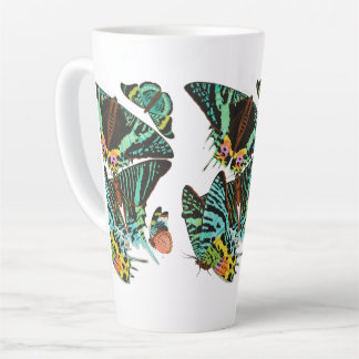 Tasse Latte Vintage E.A. Séguy's Green butterflies