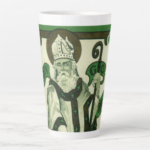 Tasse Latte Vintage - Erin Go Bragh - Saint-Patrick - Vœux