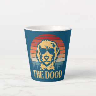Tasse Latte Vintage Goldendoodle Dood Cadeau Papa Maman Enfant