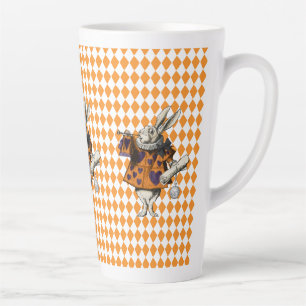 Tasse Latte Vintage Halloween White Rabbit Alice Au Pays Des M