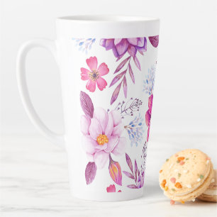 Tasse Latte Violet rose