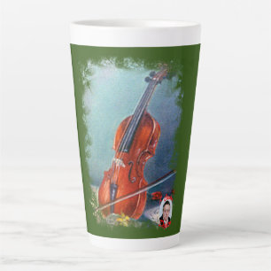 Tasse Latte Violín