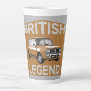 Tasse Latte Voitures britanniques classiques   Tête de pétrole