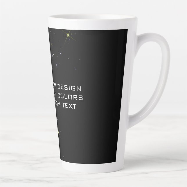Tasse Latte Votre conception personnalisée - (Droite)