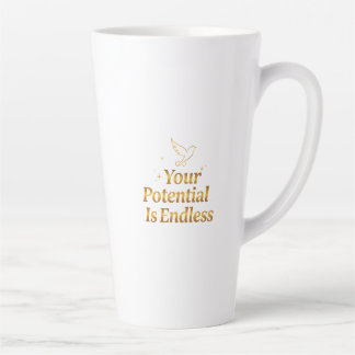 Tasse Latte Votre potentiel est infini Dove Gold Motivation