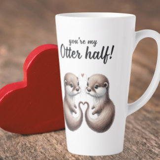 Tasse Latte Vous êtes la moitié de ma loupe