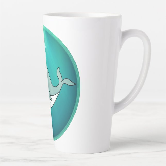 Tasse Latte Whale, Sperm Whale, Underwater (Droite)