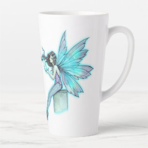 Tasse Latte Whisperpering Lune Twins Rose et Turquoise Fairies