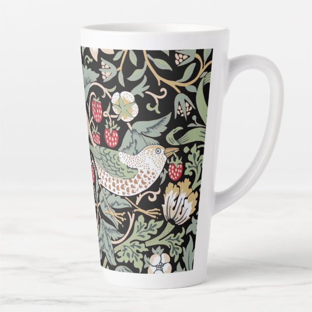 Tasse Latte William Morris Strawberry Thief I Black Birds (Droite)