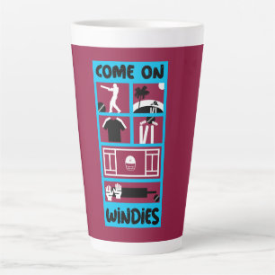Tasse Latte Windie Cricket West Indies Test Cricket