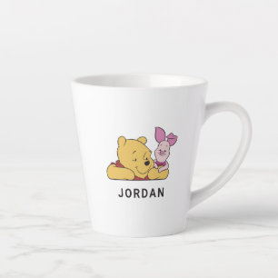 Tasse Latte Winnie L'Ourson et le Piglet ensemble