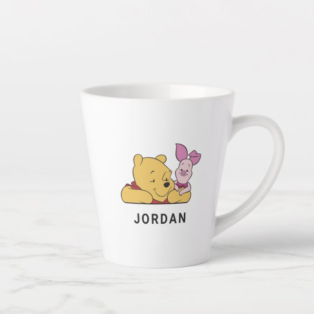 Tasse Latte Winnie L'Ourson et le Piglet ensemble (Droite)