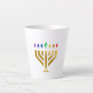 Tasse Latte Yada Yahowah Menorah Latte Cup