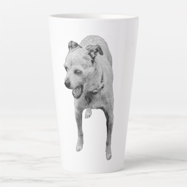 Tasse Latte Yawn confortable pour les nuits d'automne (Devant)