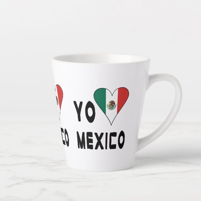 Tasse Latte Yo Amo Mexique (Droite)