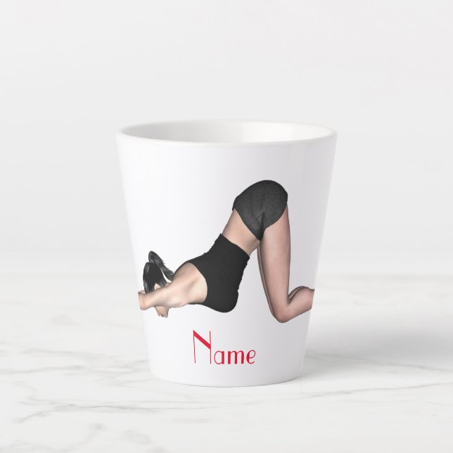 Tasse Latte Yoga Poses Thunder_Cove (Devant)