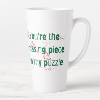 Tasse Latte You're the missing piece to my puzzle Couple Quote