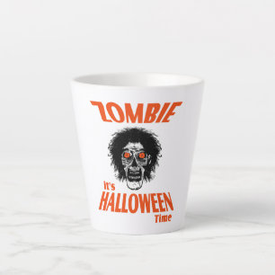 Tasse Latte ZOMBIE C'est l'heure d'Halloween