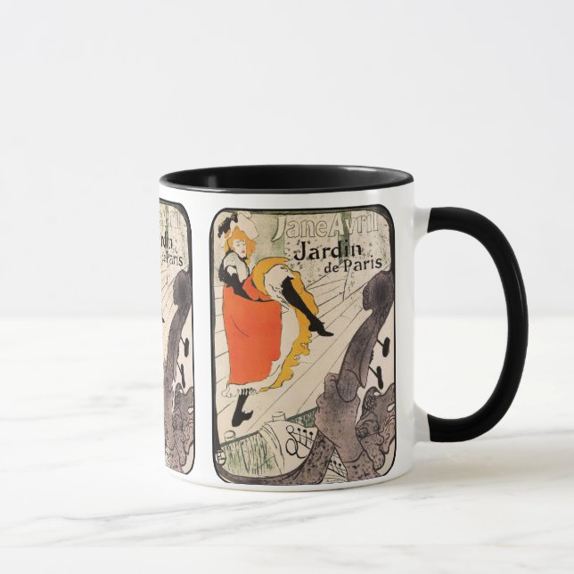 Tasse Lautrec : Jane Avril, Jardin de Paris (Droite)