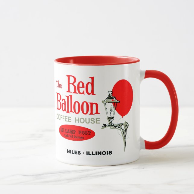 Tasse Le Café Rouge Balloon, Niles, Illinois (Droite)