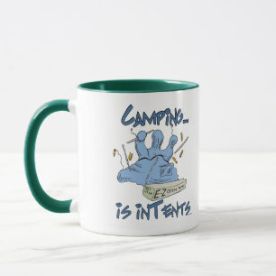 Tasse Le camping est l'intention