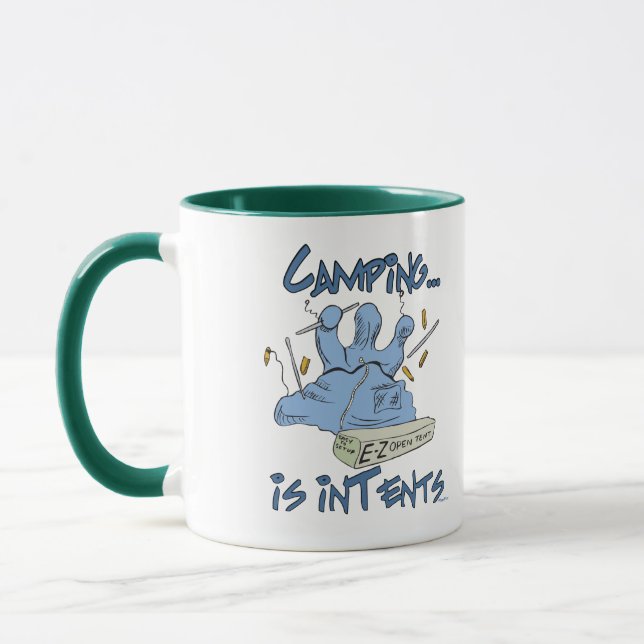 Tasse Le camping est l'intention (Gauche)