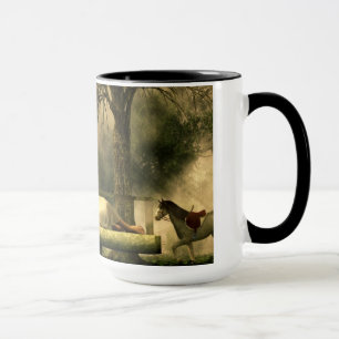 Tasse Le cercueil en verre du blanc de neige