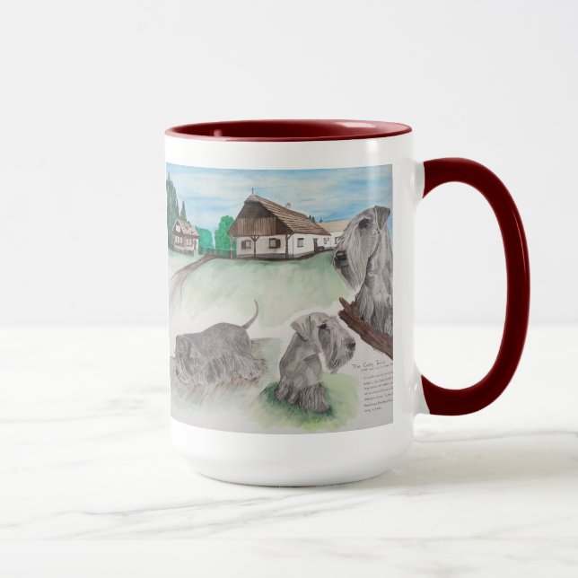 Tasse Le Cesky Terrier (Droite)