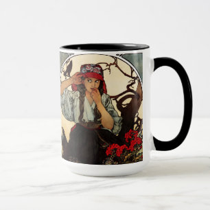 Tasse Le choeur de professeurs d'Alphonse Mucha Moravian