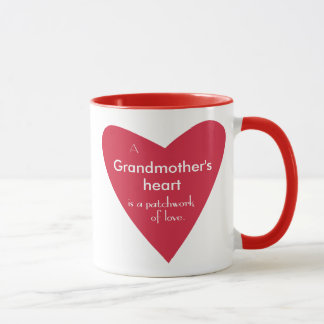 Tasse Le coeur d'une grand-mère