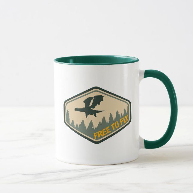 Tasse Le dragon de Pete | Libre de voler (Droite)