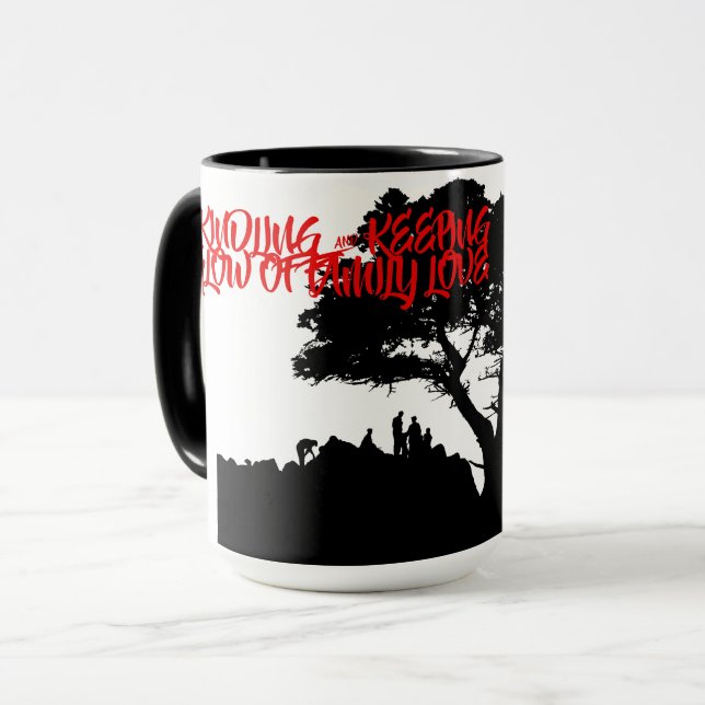 TASSE LE FEU DE LA FAMILLE AIME LES COEURS D'ARBRES FAMI (Devant gauche)