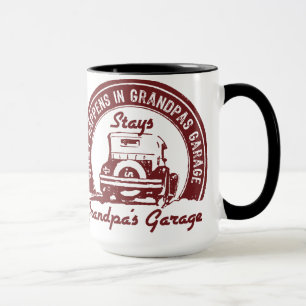 Tasse Le garage du grand-papa