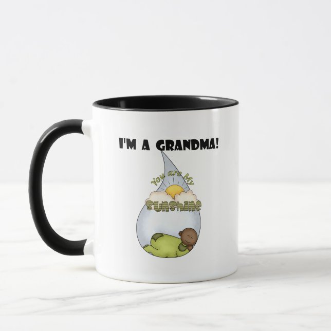 Tasse Le garçon américain africain Sunshine de grand-mèr (Gauche)