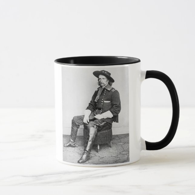 Tasse Le Général George A. Custer (photo de b/w) (Droite)