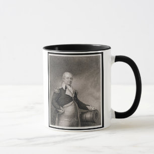 Tasse Le Général principal Henry Knox (1750-1806) gravé