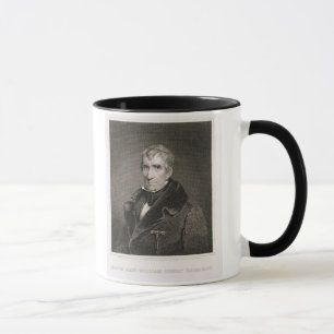 Tasse Le Général principal William Henry Harrison, gravé