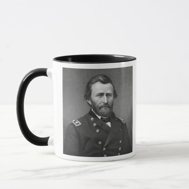 Tasse Le Général Ulysse Simpson Grant, gravé après le DA (Gauche)