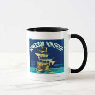Tasse Le Gouverneur Winthrop Apple marquent (bleu) -