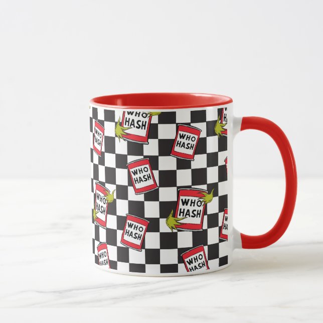 Tasse Le Grinch | Qui Motif de hachage (Droite)