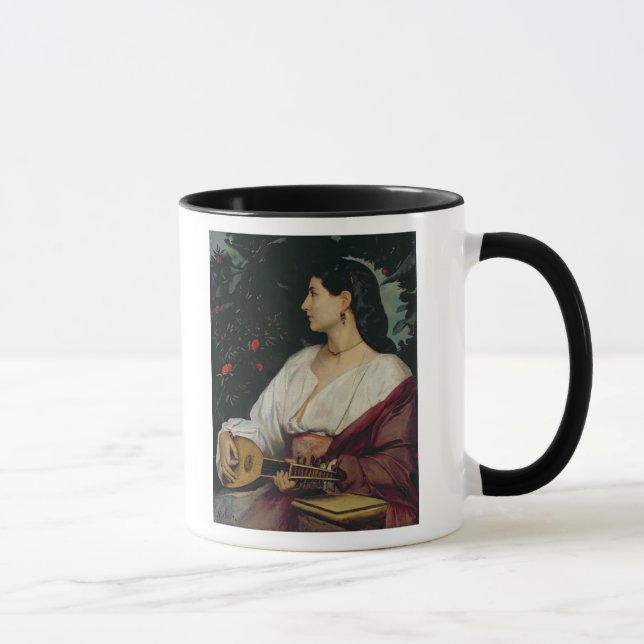 Tasse Le joueur de mandoline, 1865 (Droite)