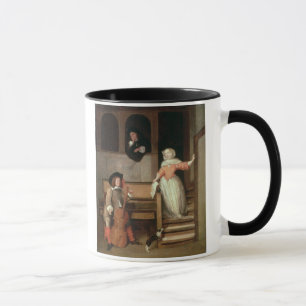 Tasse Le joueur de violoncelle, c.1700 (huile sur la