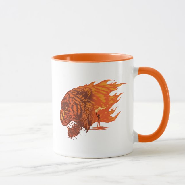 Tasse Le livre de la jungle | Shere Khan & Mowgli (Droite)