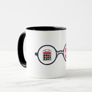 Tasse "Le logo du comptable doué"