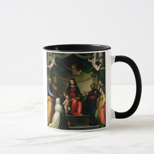 Tasse Le mariage mystique de St Catherine de Sienne avec (Droite)