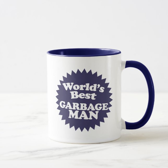 Tasse Le meilleur Garbage Man du monde (Droite)
