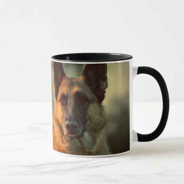 Tasse Le meilleur papa du berger allemand du monde (Droite)