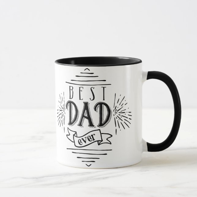 Tasse Le meilleur papa jamais (Droite)