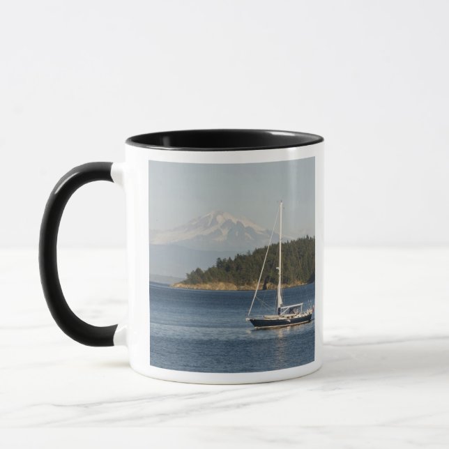 Tasse Le mont Baker domine le paysage (Gauche)